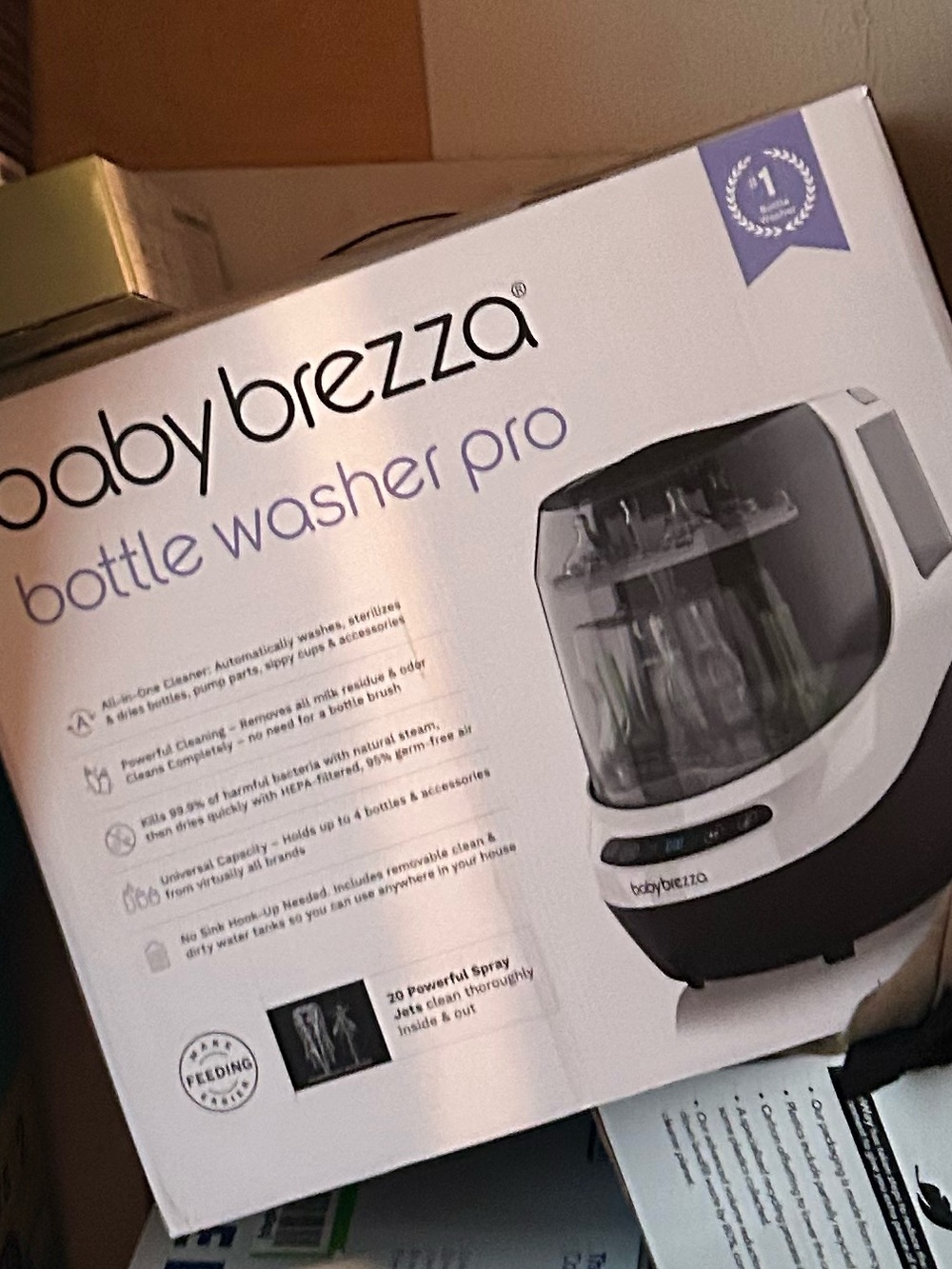 Baby Brezza Bottle Washer Pro in White